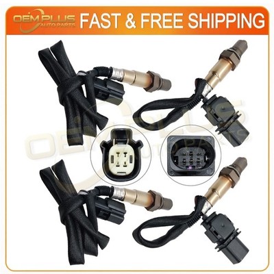 4Pcs Up&Downstream 02 Oxygen O2 Sensor 234-5097 234-4575 for 2012 Ford Edge 2.0L