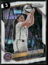 2025 Panini Prizm WNBA #78 Alissa Pili White Seismic Prizm