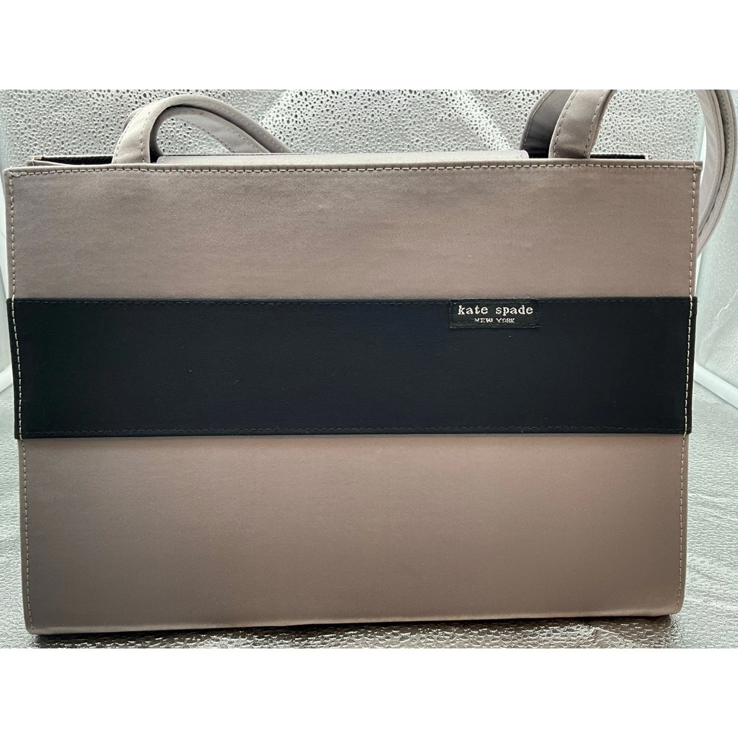 Borsa a tracolla Kate Spade New York nylon classica SAM Box borsa a mano nero grigio