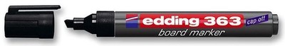 EDDING - Chisel Tip Whiteboard Marker Pen - Black