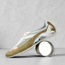 Barbara Bui Lace Up Sneakers EU 38 Y2K Satin Leather Made Italy