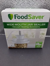 FoodSaver Wide Mouth Jar Sealer Vacuum Sealing Accessory Hose Bottle Stopper