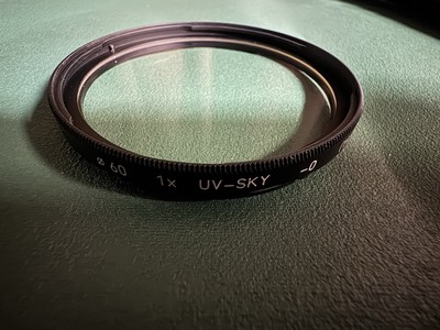 USED HASSELBLAD B60 UV-SKY FILTER 41608 BAY 60 CF LENS without