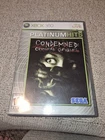 Condemned Criminal Origins Platinum Hits Xbox 360 Complete CIB Horror Game
