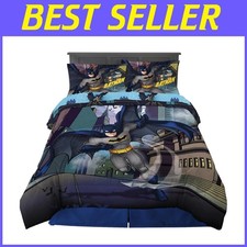 Kids Batman Comforter Sheet Set, Full Size