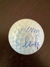 Adam Schenk Signed Titleist ProV1 Golf Ball