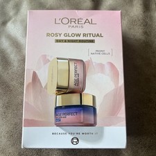 L'Oreal Paris Rosy Glow Ritual Giftset; Day and Night Moisturiser to Deeply... 