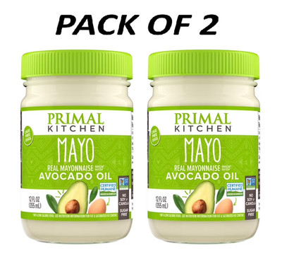 Primal Kitchen Mayo - Real Mayonnaise Made with Avocado Oil 12 fl oz Jar