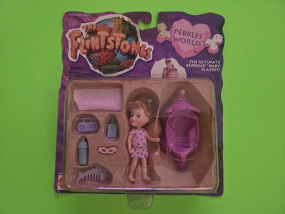 Flintstones Pebbles World Baby Playsets - Mealtime Mattel 1993 NIP