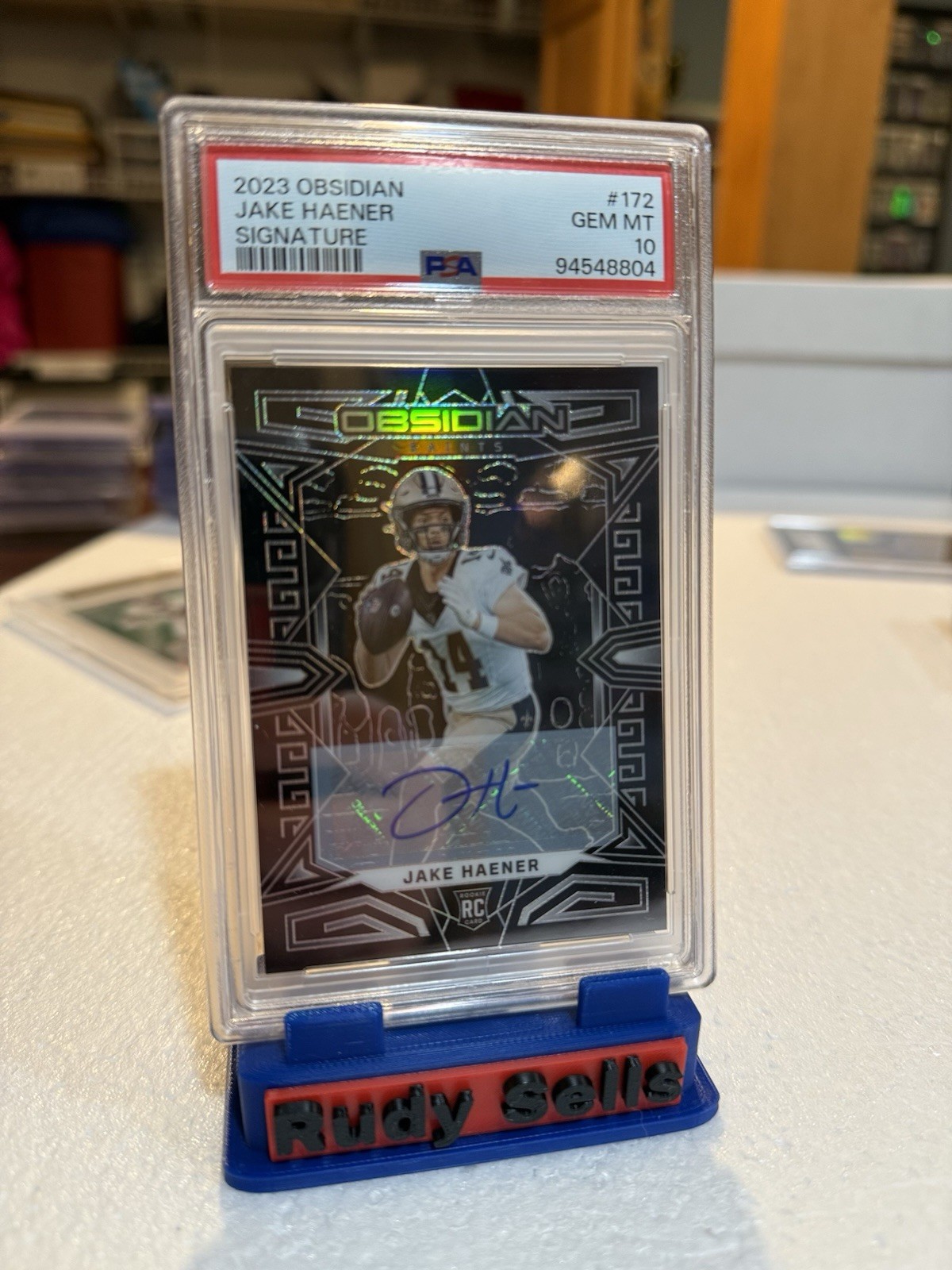 2023 Panini Obsidian - Jake Haener #172 (RC)