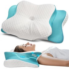 Queen Size Cervical Pillow for Neck  Shoulder Pain Relief Sleeping Ergonomic
