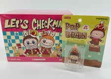 POP MART Monsters Labubu Let's Checkmate Series Pendent Blindbox + FREE Pop Bean