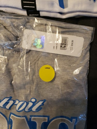 LOT-Detroit Lions NFL Team Apparel Men's Long Sleeved T-Shirt Size:L *ALL NWT* - Picture 7 of 14
