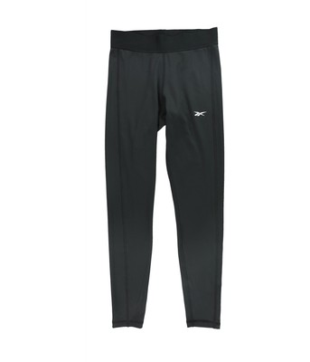 Reebok Womens Training Essentials Linear Compression Athletic Pants black S/28