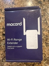 Macard Wi-Fi Dual Band Range Extender  Access Point 2.4GHz  5GHz Model RE1200