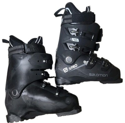 Salomon X Pro 100 S Ski Boots Black Size 26 1/2 Performance Liner Custom Fit 3D