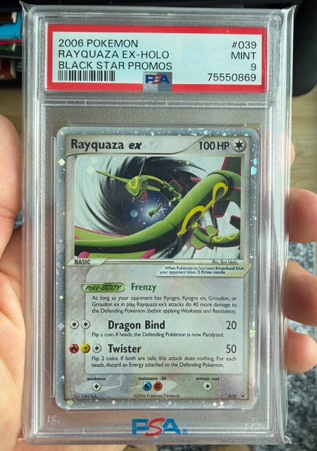 Rayquaza ex Holo Promo EX  #039 English PSA 9