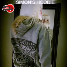 Simon Henriksson Zipped Hoodie Cry of Fear Simon's Hooded Cosplay Sweatshirt