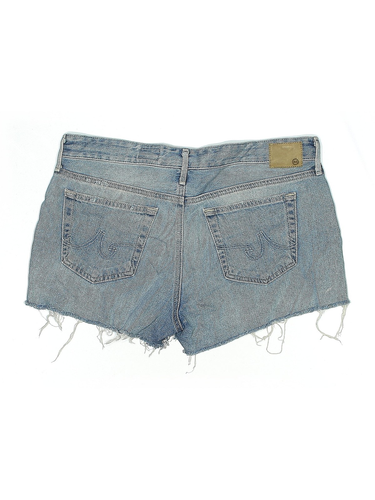Adriano Goldschmied Women Blue Denim Shorts 31W thumbnail 2