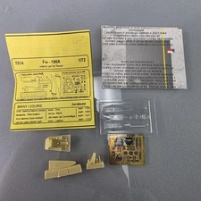 CMK 7014 1:72 FW 190-A Interior Detail Set Resin Photo Etch for Revell