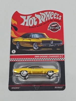 Hot Wheels Red Line Club RLC - 1969 Dodge Charger R/T in Gold w
