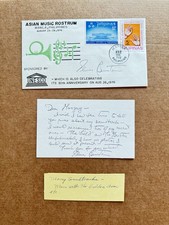 US 1976 Autograph FDC (22) +Elmer Bernstein =150 Film Scores +80 TV Shows +Rare