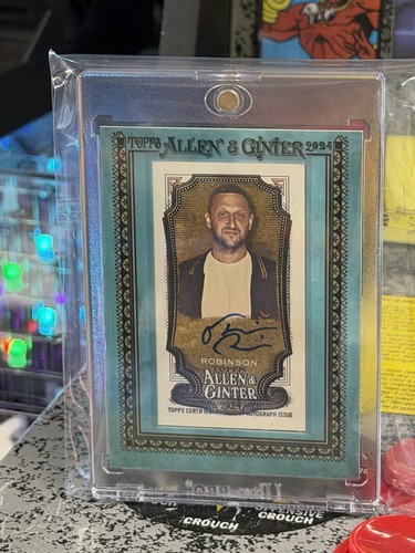 Tim Robinson #MA-TROB 2024 Topps Allen & Ginter X Framed Mini Autograph card