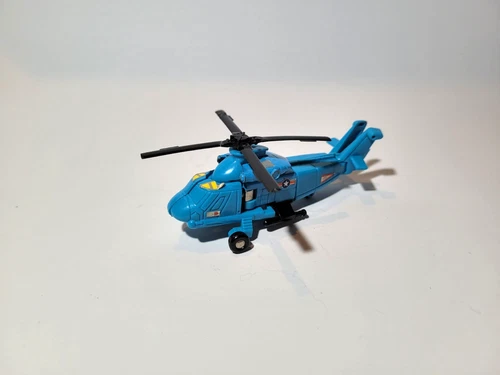 Gobots FLIP TOP Helicopter MR-40 1984 Bandai Tonka LIGHT BLUE