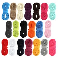 20 Pairs Flat Colored Shoelaces for Sneakers Skate Boots and Sport Shoes 40''