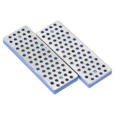 2Pcs 70mm 360 Grit Coarse Ski Snowboard Diamond Stone Edge Files, Blue