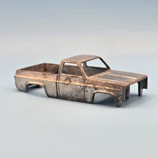 HOT WHEELS UNSPUN RAW 83 CHEVY SILVERADO - RAW BODY ONLY