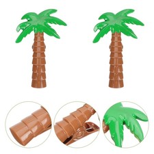 2 Pcs Clothing Clips Clothes Coconut Tree Towel Beach for Chair Loungers