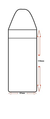 100 STANDARD MEDAILLENUMSCHLÄGE GELDBÖRSENHALTER FÜR MEDAILLEN MAX FÜR PASSFORM 119 mm x 55 mm