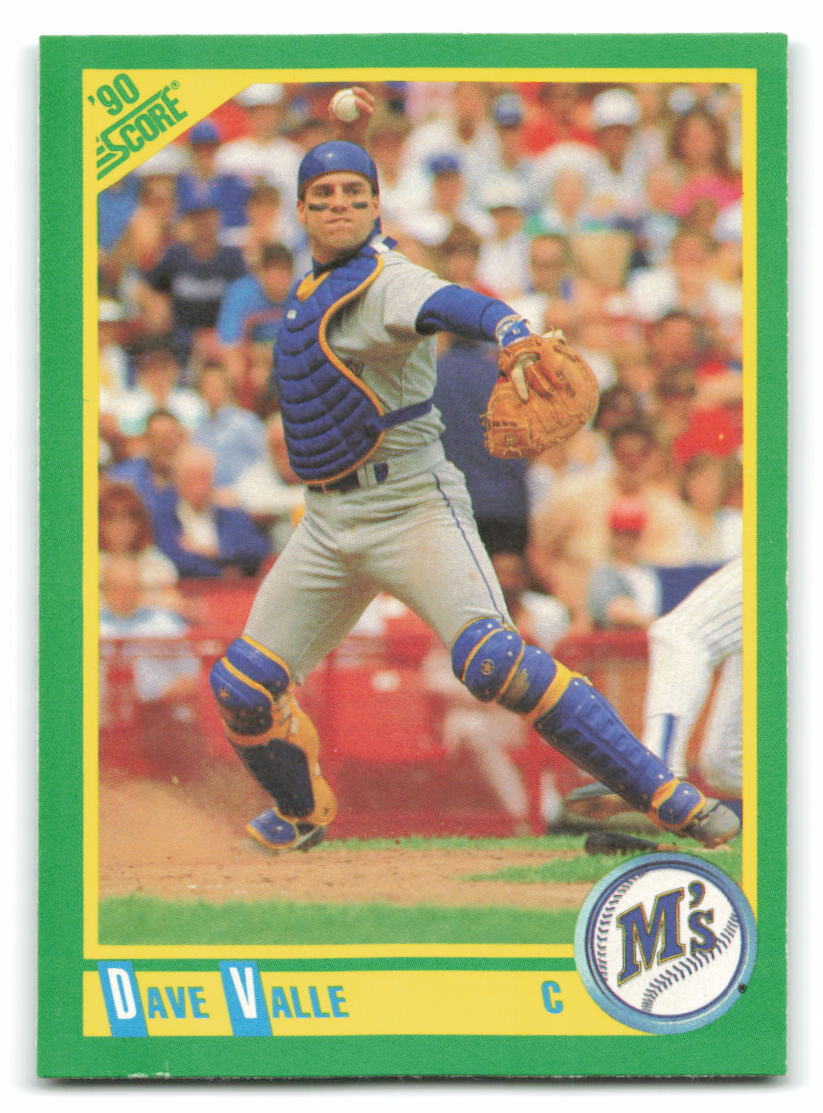 Dave Valle 1990 Score BASEBALL #109 Seattle Mariners