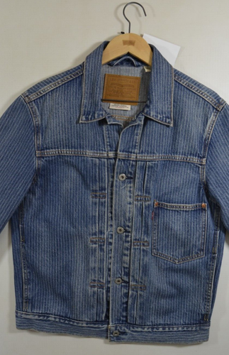 PERFECT vintage Mens LEVIS Type 1 TRUCKER JACKET size S small wabash denim Big E - Picture 19 of 22