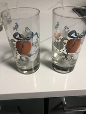 International Marmalade Glasses Set Of 2. One Is Flawed In Manufacture Of Glass.