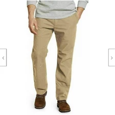 Eddie Bauer Men’s Utility Pants Relaxed Fit, Size 38x30, Color Saddle