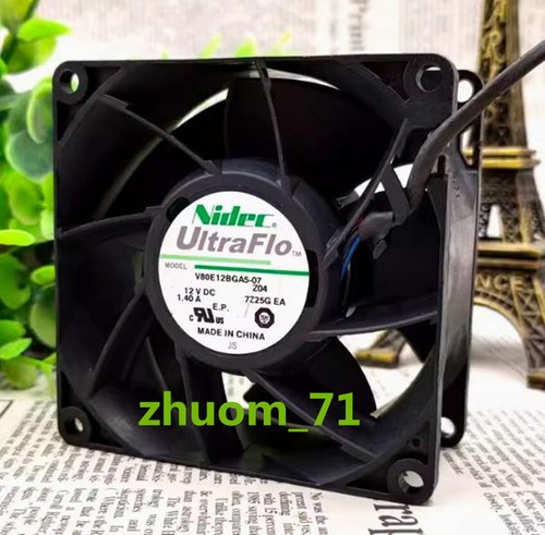 1PC NIDEC V80E12BGA5-07 8038 DC 12V 1.4A 8cm Intelligent cooling fan - Picture 2 of 5