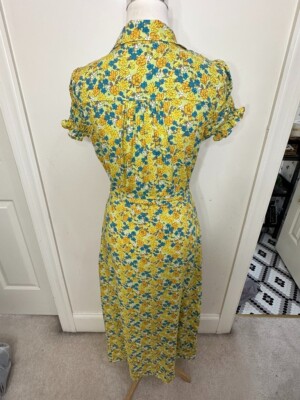 green emerald velvet dress Lime Floral Short Sleeve Mini Dress main image 0