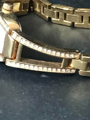 ARMITRON Now 753H Gold Tone18mm Ladies Quartz Watch Crystal Bezel, Run (Lot1962) - Picture 8 of 11