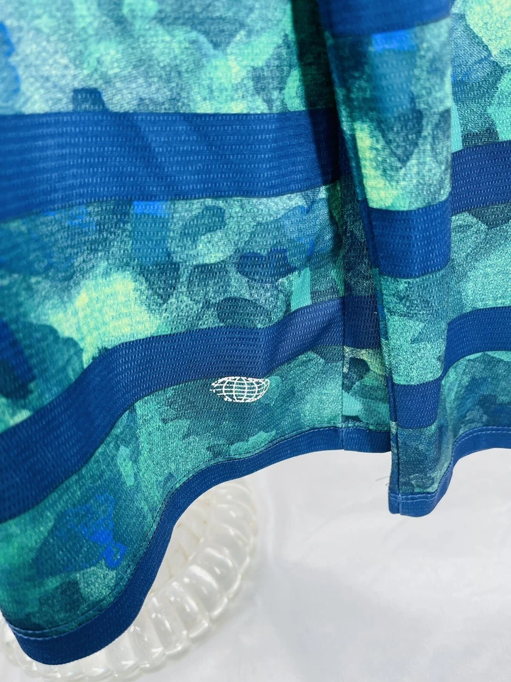 Camisa de manga larga Reel Legends para niño talla L Reel-Tec Freeline verde azul Foto 2 de 4