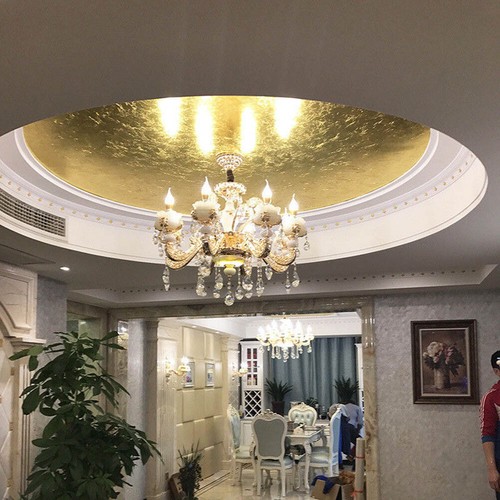 150X Imitation Rose Rose Sliver Copper Foil Papers Feuilles Feuilles De / - Zdjęcie 15 z 25