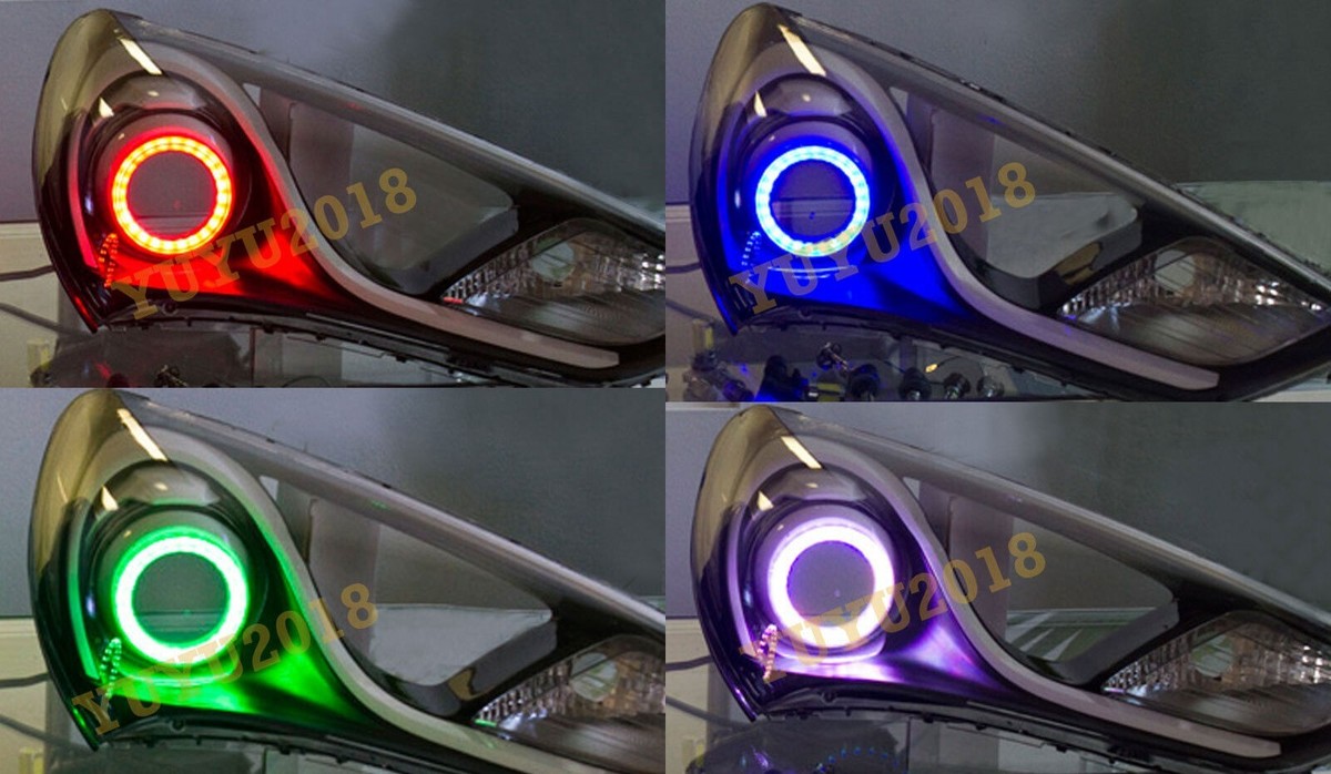Dream color halo ring for Hyundai Genesis Coupe 10-16 Flow