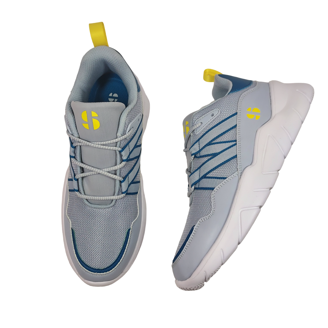 SAOLA Sneakers Sports Illustrated Uomo 8M NUOVE Msniko J Imbottite Ultra Lite Grigio Blu