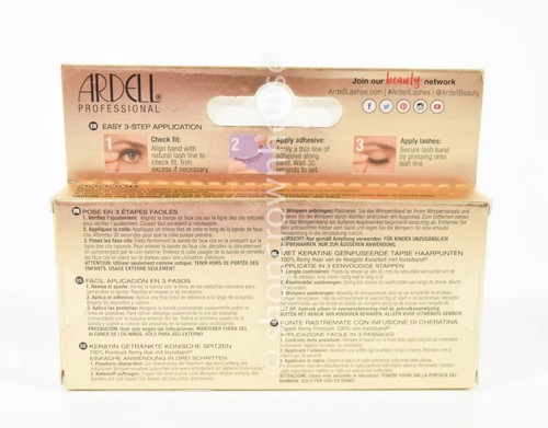 2 pair Ardell Remy Lashes False Eyelashes #781 BLACK - Picture 3 of 3