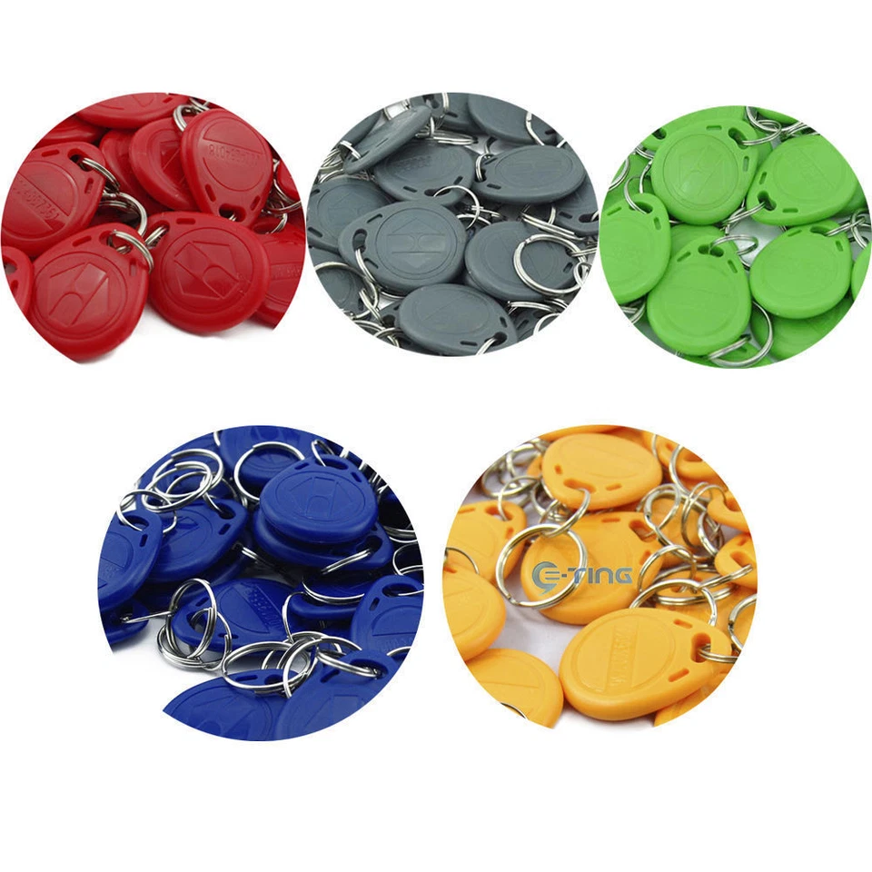 5/10/20/50/100/500 - 125Khz RFID Proximity ID Card Token Tags Key fobs Keyfobs - Image 2 of 4