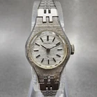 Seiko Watch Women 18mm Silver Dial Silver Tone Manual Round 11-0639 Runs