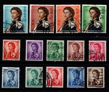 Hong Kong 1962 1971 Queen Elizabeth II short set to $10 SG196-209 Used see note