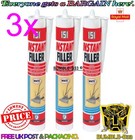 3x 151 Instant Wall Filler Crack Resistant Cartridge Dries White Sandable