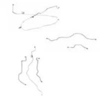 Fits 90-96 Ford F-150 Complete Brake Line Kit- Reg Cab / Long Bed